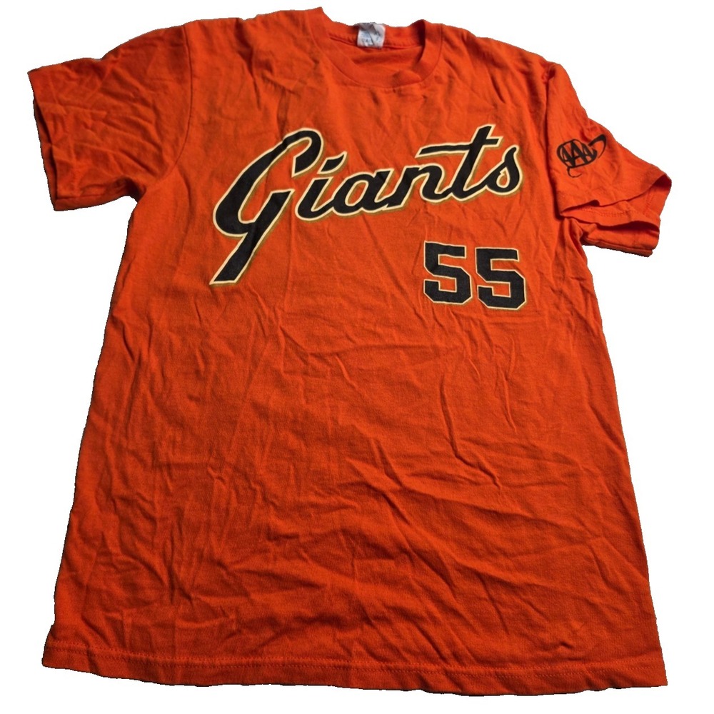 Delta Pro Weight San Fransisco Giants T-Shirt #55 Lincecum Adult Med 100% Cotton